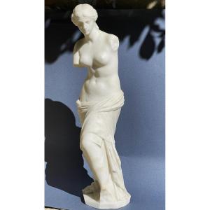 White Marble Sculpture Of Aphrodite, Venus De Milo