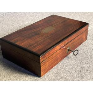 Compass Box, Rosewood Box, Napoleon III, 19th Century