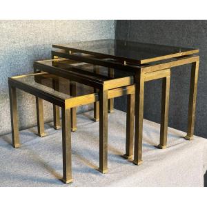 Nesting Coffee Tables Designed By Guy Lefevre, For Maison Jansen.