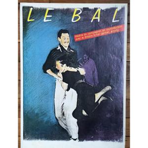Poster For "le Bal" (the Ball) - Théâtre Du Campagnol And Firmin Gémier Anthony, 1981