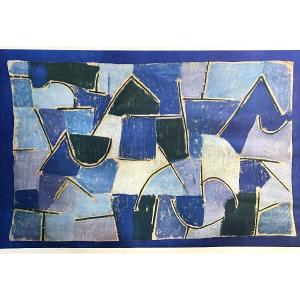 Paul Klee “blue Night” Poster, Original Lithographic Poster Published By Braun In 1964