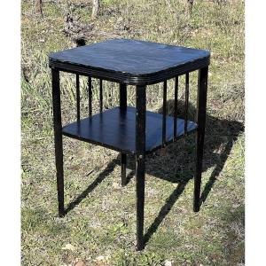 Otto Wagner Table For Thonet In 1911-15 Blackened Wood 