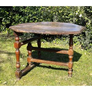 Louis XIII Folding Table 17th Century Provence