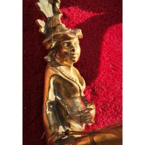 Pair Of Louis XV Gilt Bronze