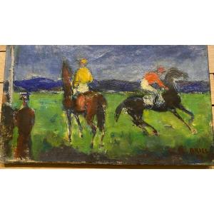 Taleau, Oil On Canvas