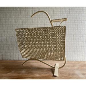 Magazine Rack From The 60s In The Style Of Mathieu Mategot