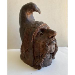Terracotta Sculpture, Curiosa, Troll Or Fantasy Character