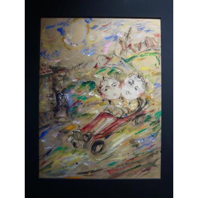 Painting On Craft Paper