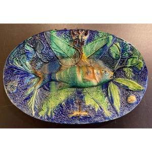 Polychrome Ceramic Dish