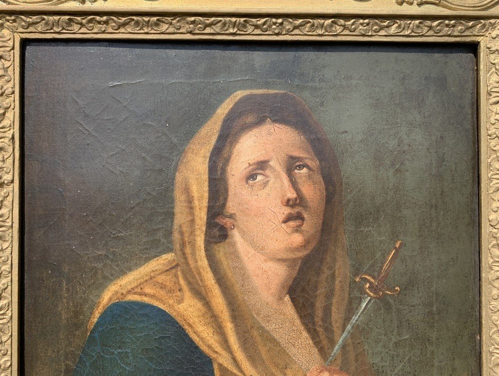Pittore italiano (inizi XIX sec.) - Mater Dolorosa.-photo-3