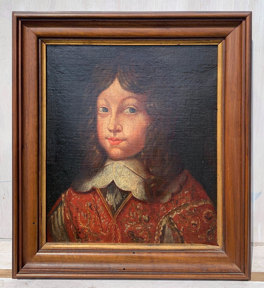 Pittore italiano (XVIII sec.) - Ritratto di principino.-photo-2
