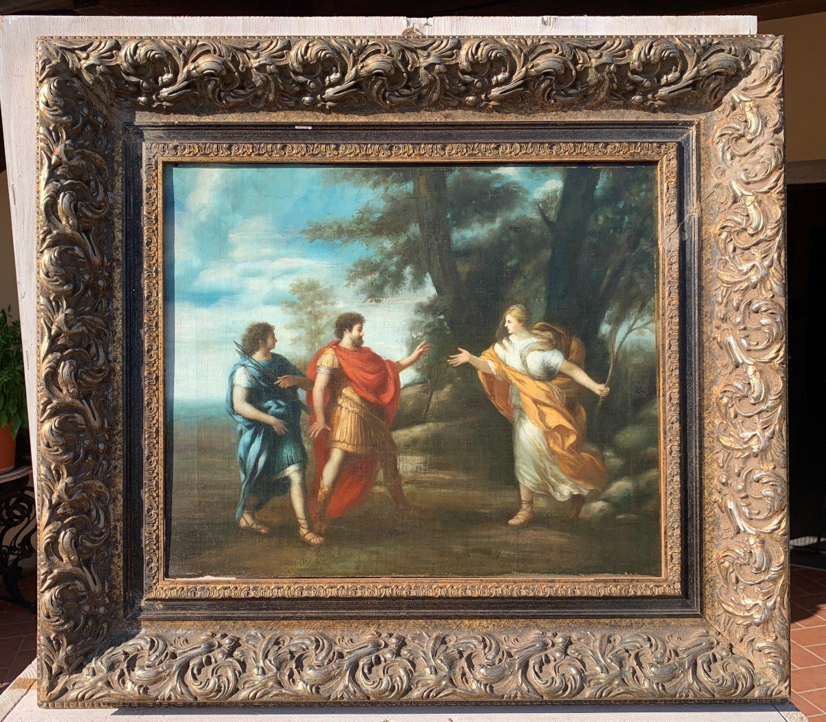 Seguace di Pietro da Cortona (XVIII-XIX sec.) - Venere appare a Enea come cacciatrice.-photo-2