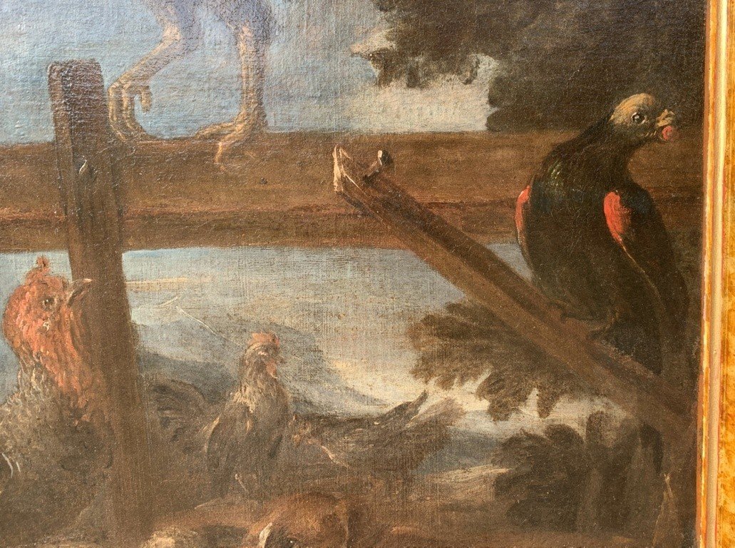 Felice Boselli (Piacenza 1650 - Parma 1732) - Pastore con gregge e selvaggina.-photo-4