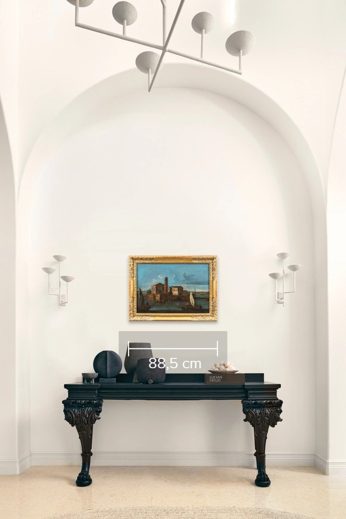 Francesco Tironi (Venezia 1745 - Venezia 1797) - Venezia, veduta dell’Isola di S. Mattia.-photo-1