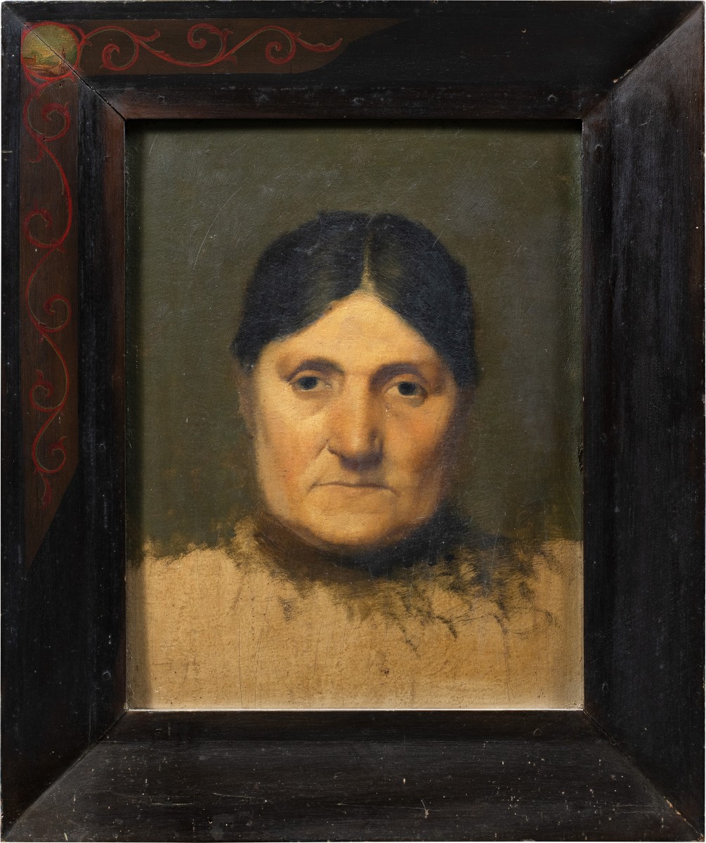 Pittore italiano (XIX-XX sec.) - Ritratto di donna.