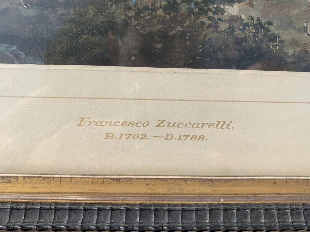 Francesco Zuccarelli (Pitigliano 1702 - Firenze 1788) - Paesaggio fluviale.-photo-1