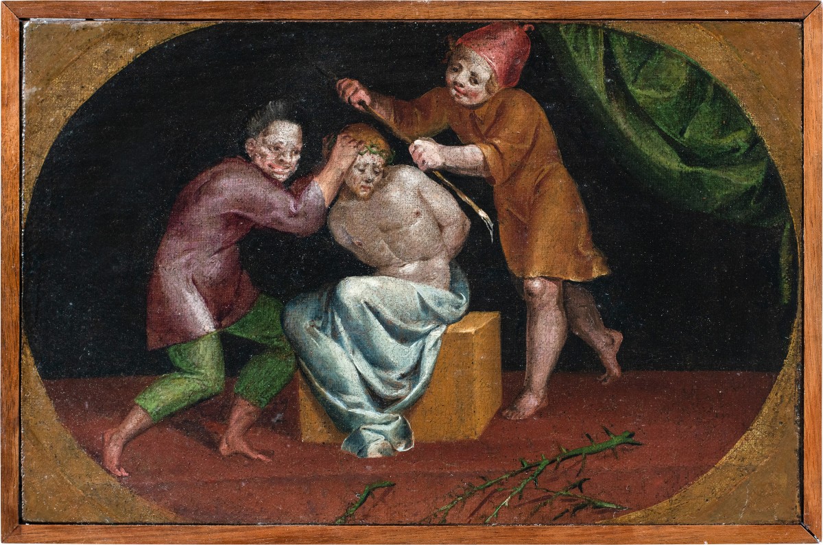 Pittore italiano (XVI sec.) - Cristo deriso.