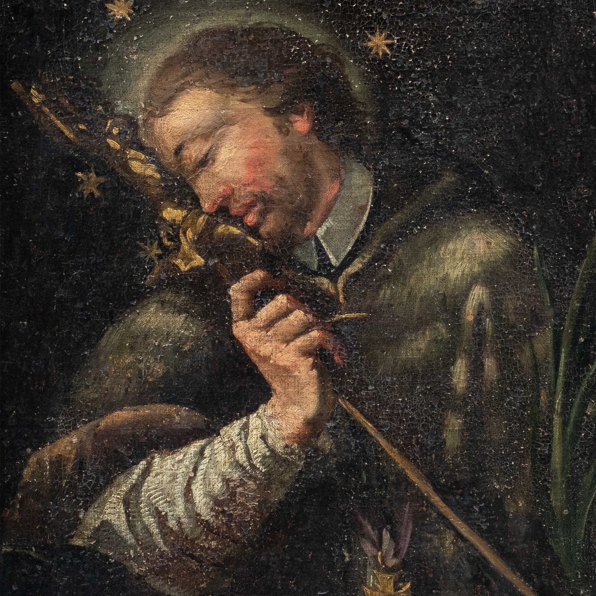 Pittore italiano (XVIII secolo) - San Giovanni Nepomuceno.-photo-2