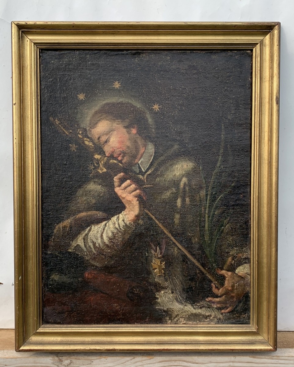 Pittore italiano (XVIII secolo) - San Giovanni Nepomuceno.-photo-4