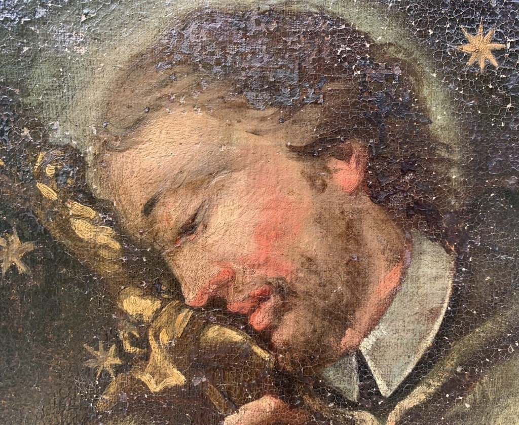 Pittore italiano (XVIII secolo) - San Giovanni Nepomuceno.-photo-1