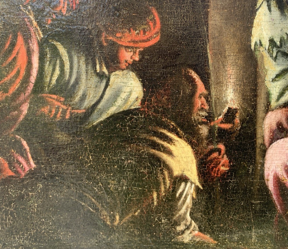 Seguace di Jacopo Da Ponte, detto Jacopo Bassano (XVII) - Cristo deriso.-photo-1