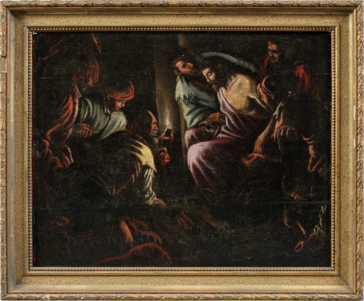 Seguace di Jacopo Da Ponte, detto Jacopo Bassano (XVII) - Cristo deriso.