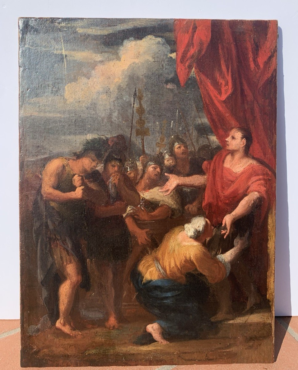 Pier Dandini (Firenze 1646 - Firenze 1712) attribuito - La continenza di Scipione-photo-4