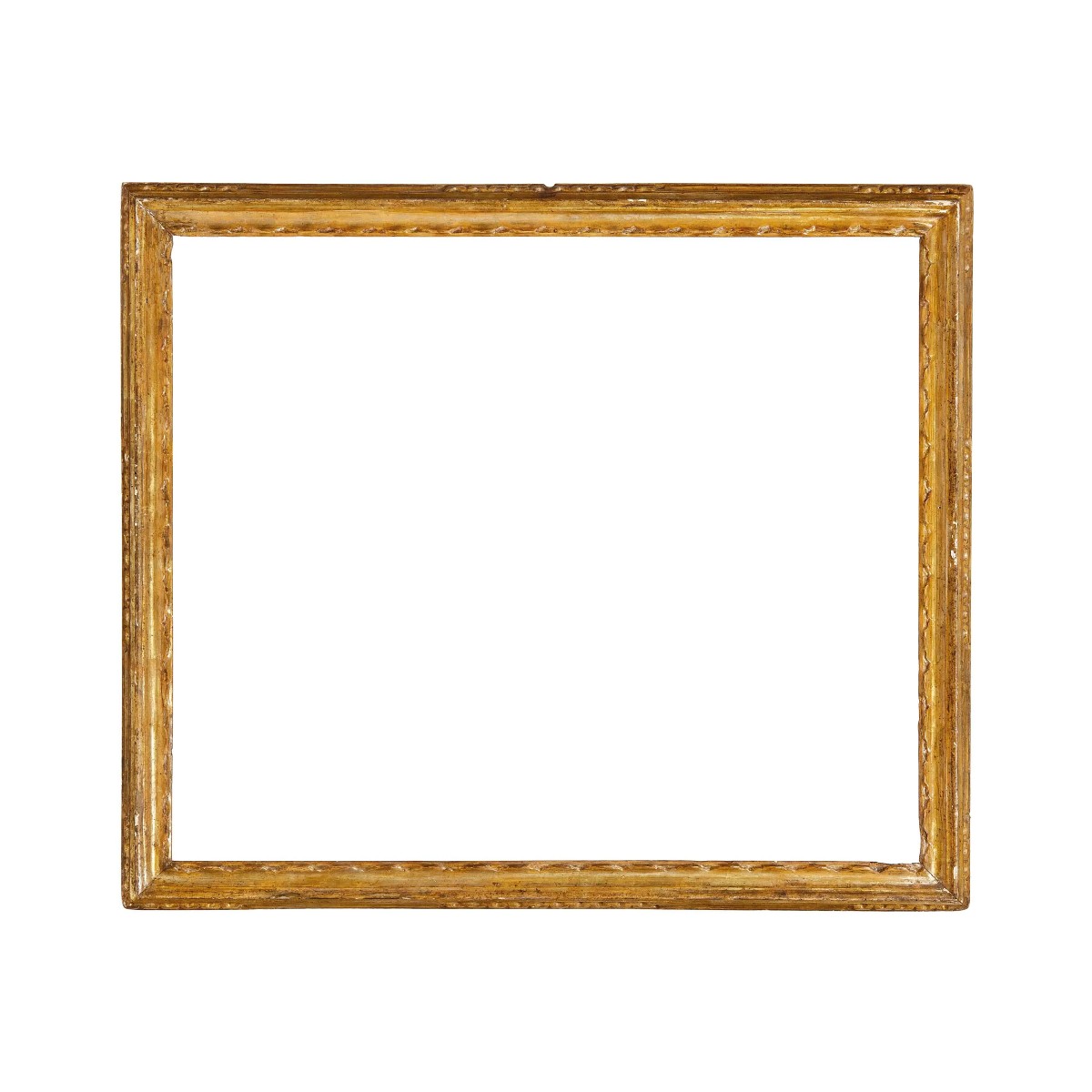 Cornice francesina in legno intagliato e dorato. Venezia, XVIII secolo.