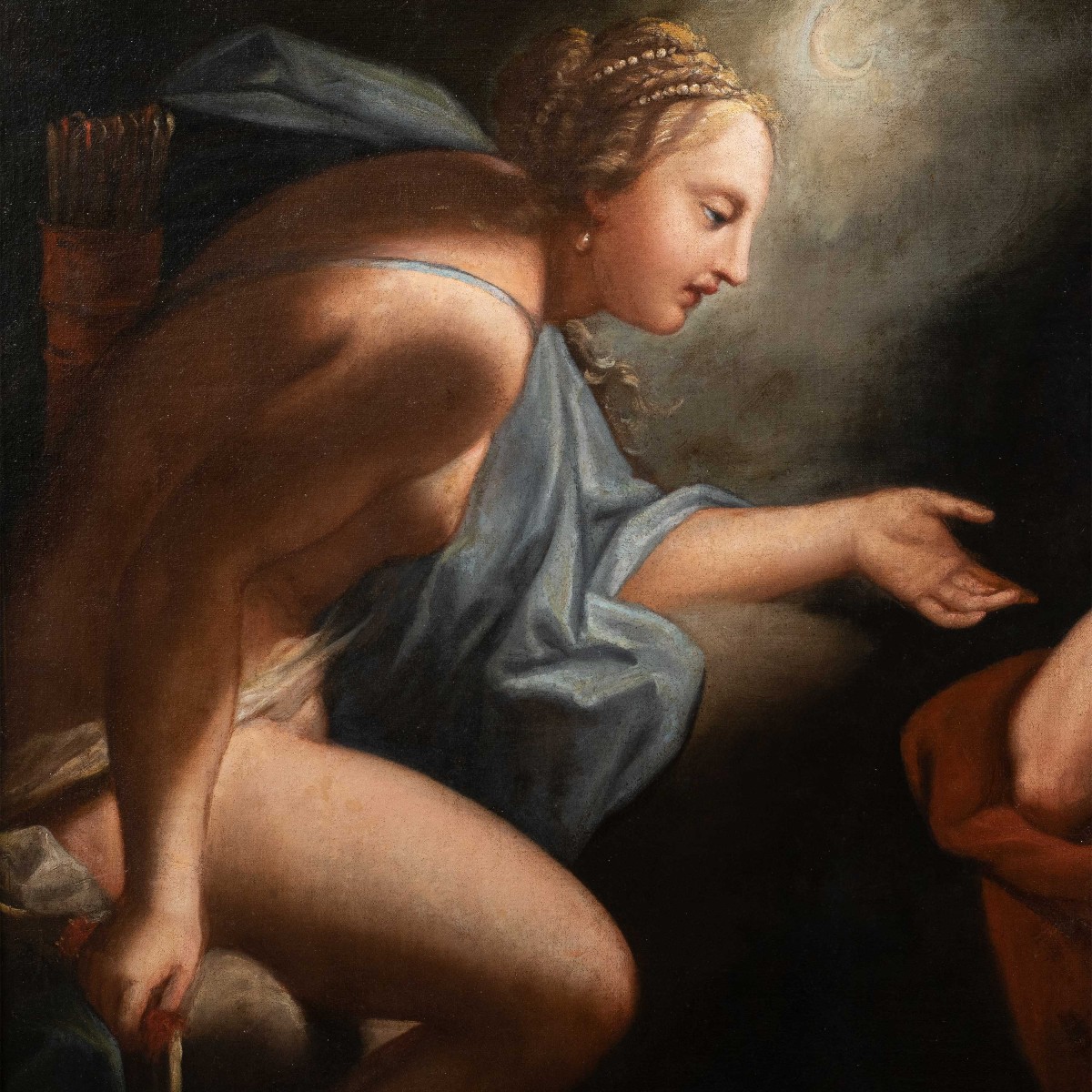 Antonio Bellucci (Venezia 1654 - Soligo 1726) - Diana ed Endimione.-photo-2