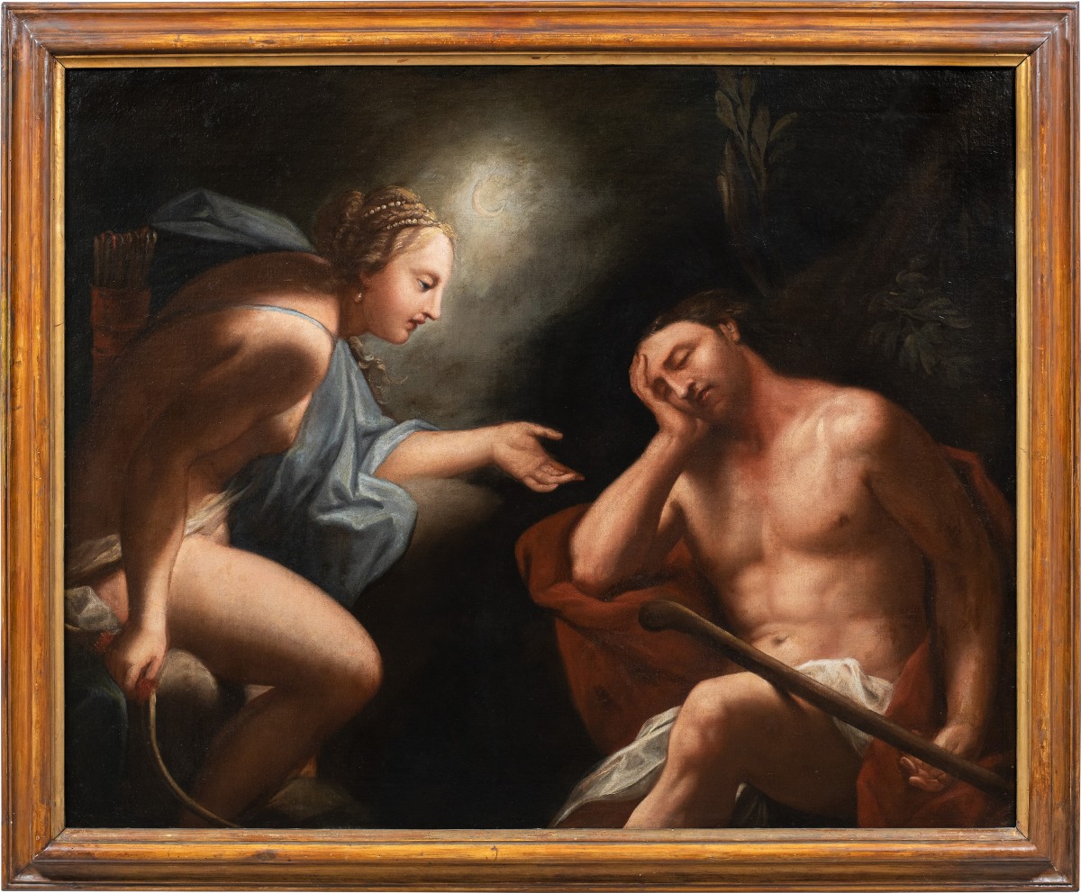 Antonio Bellucci (Venezia 1654 - Soligo 1726) - Diana ed Endimione.