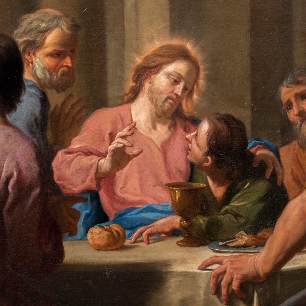 Antonio Molinari (Venezia 1655 - Venezia 1704) - Ultima Cena.-photo-2