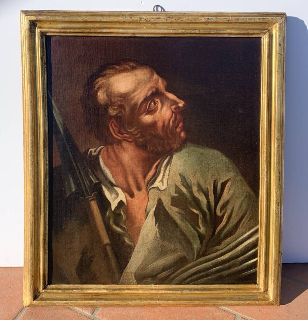 Giambattista Piazzetta (Venezia 1683 - Venezia 1754) cerchia di - San Tommaso.-photo-4