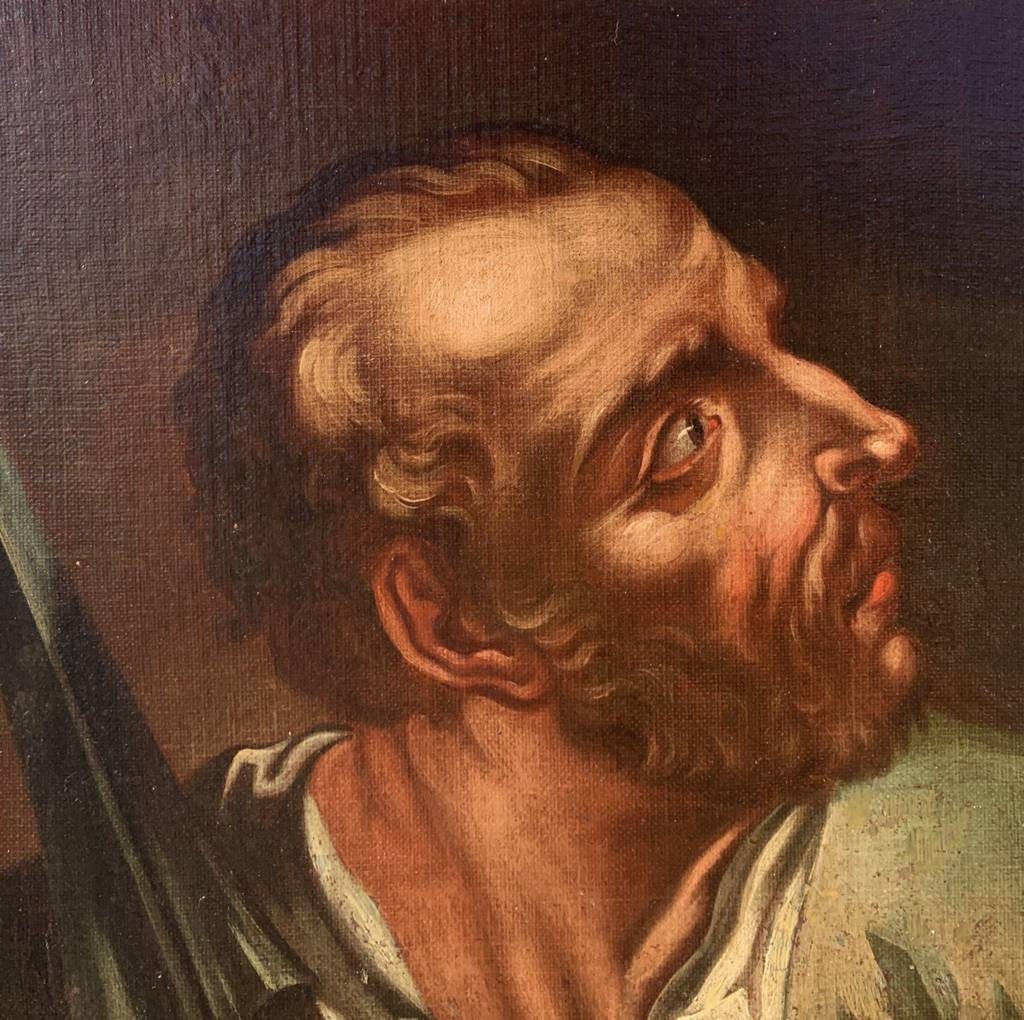 Giambattista Piazzetta (Venezia 1683 - Venezia 1754) cerchia di - San Tommaso.-photo-2