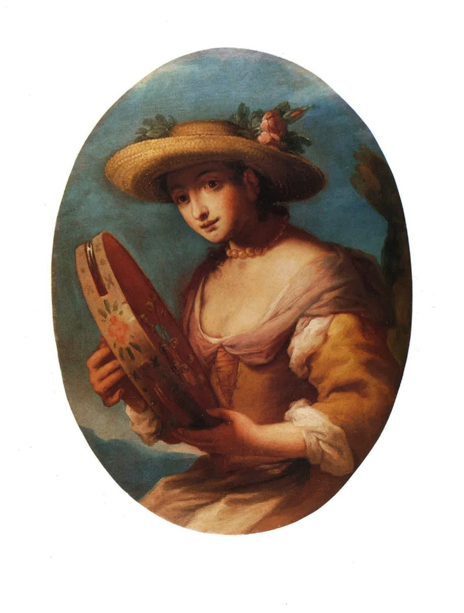 Antonio Zanchi (Este 1631 - Venezia 1722) - Contadina con tamburello. -photo-5
