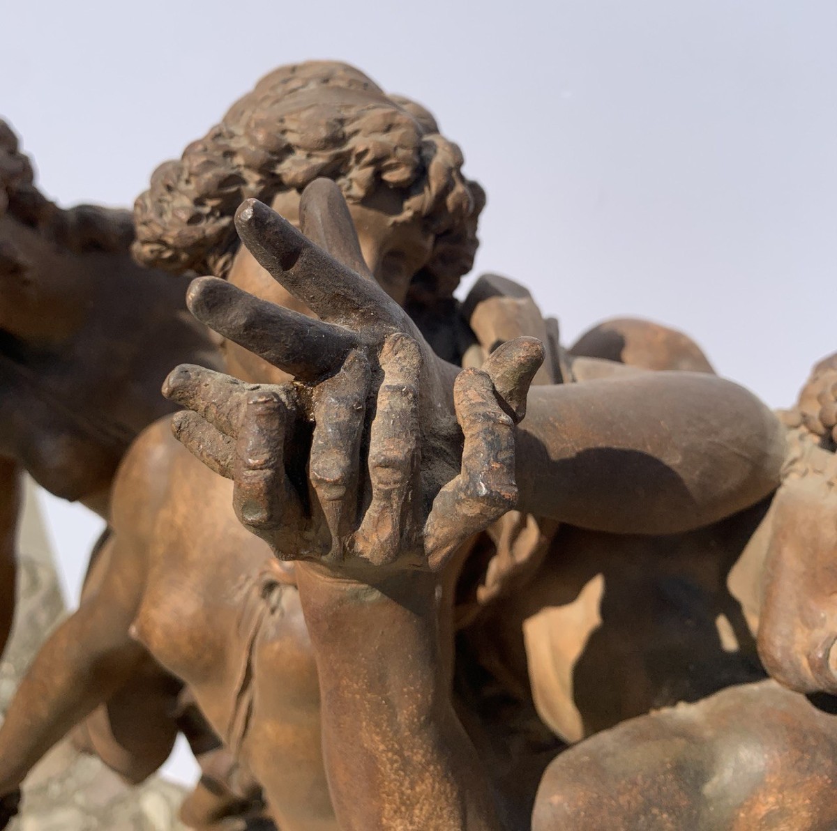 Scultura in terracotta - Baccanale. Seguace di Claude Michel, detto Clodion (1738 - 1814), XIX -photo-2