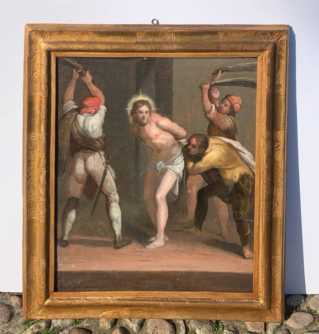 Piero di Giovanni Bonaccorsi, detto Perin del Vaga (XVI) bottega di - Flagellazione di Cristo.-photo-4
