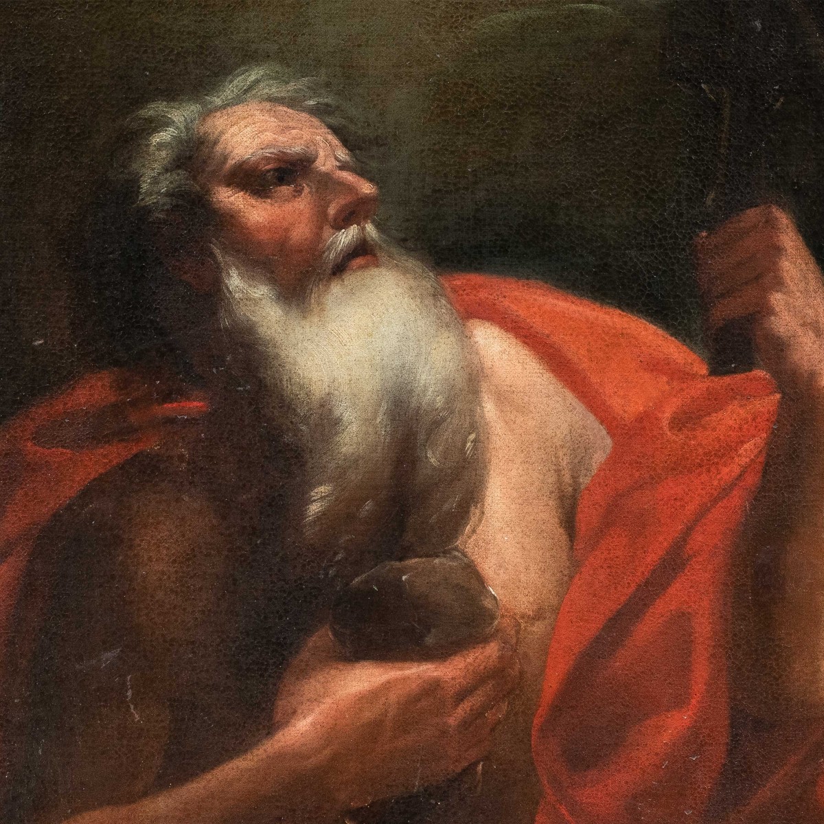 Giovanni Camillo Sagrestani (Firenze 1660 - Firenze 1731) cerchia di - San Girolamo.-photo-2