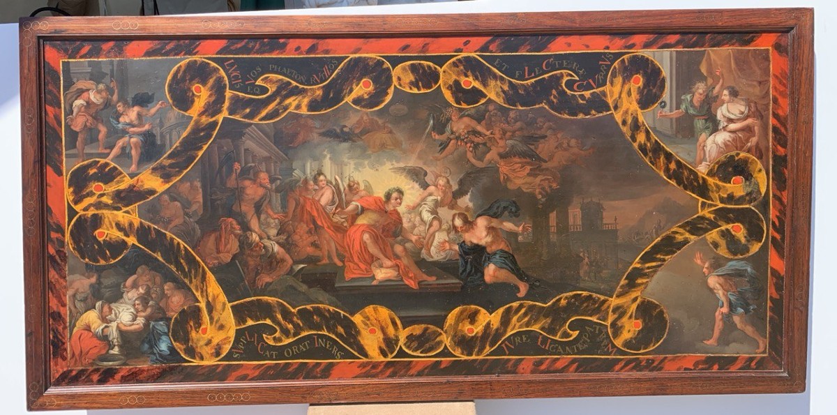 Pittore europeo (XVII-XVIII sec.) - Elio e Fetonte.-photo-3