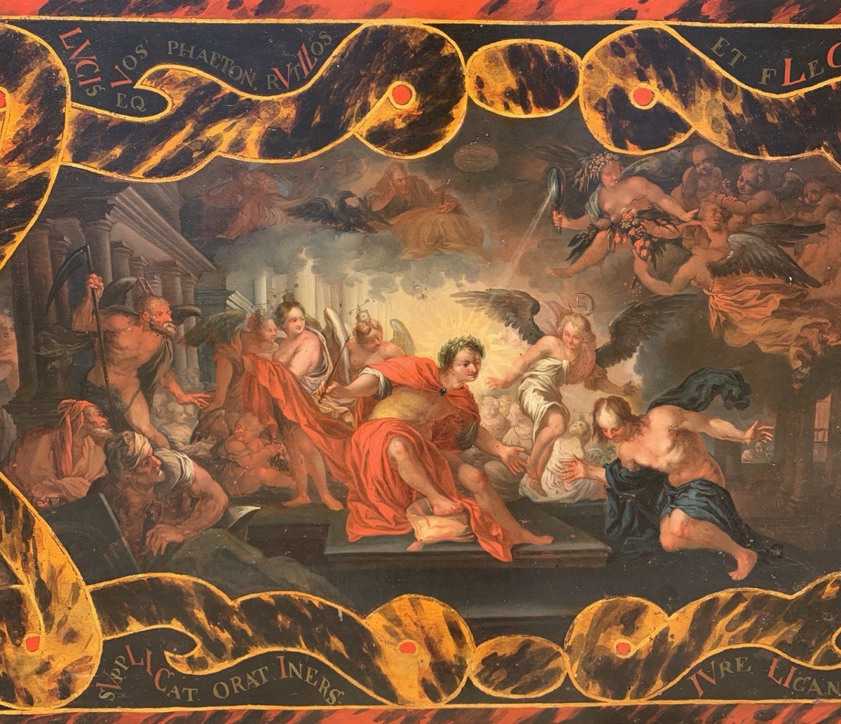 Pittore europeo (XVII-XVIII sec.) - Elio e Fetonte.-photo-4