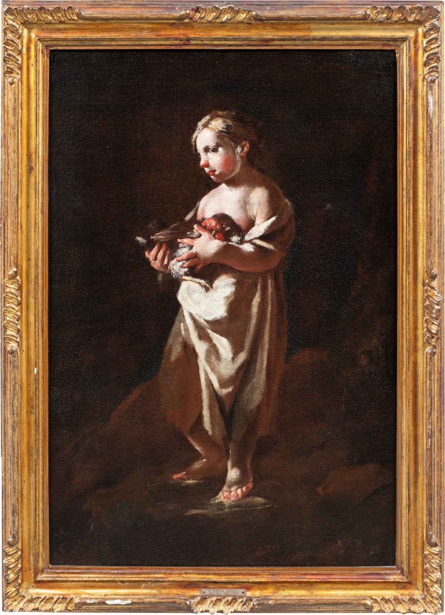 Giuseppe Maria Crespi detto lo Spagnoletto (Bologna 1665 - Bologna 1747) - Coppia di fanciulli.-photo-4