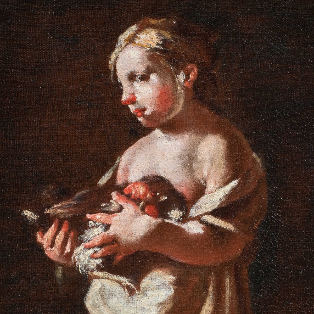 Giuseppe Maria Crespi detto lo Spagnoletto (Bologna 1665 - Bologna 1747) - Coppia di fanciulli.-photo-1