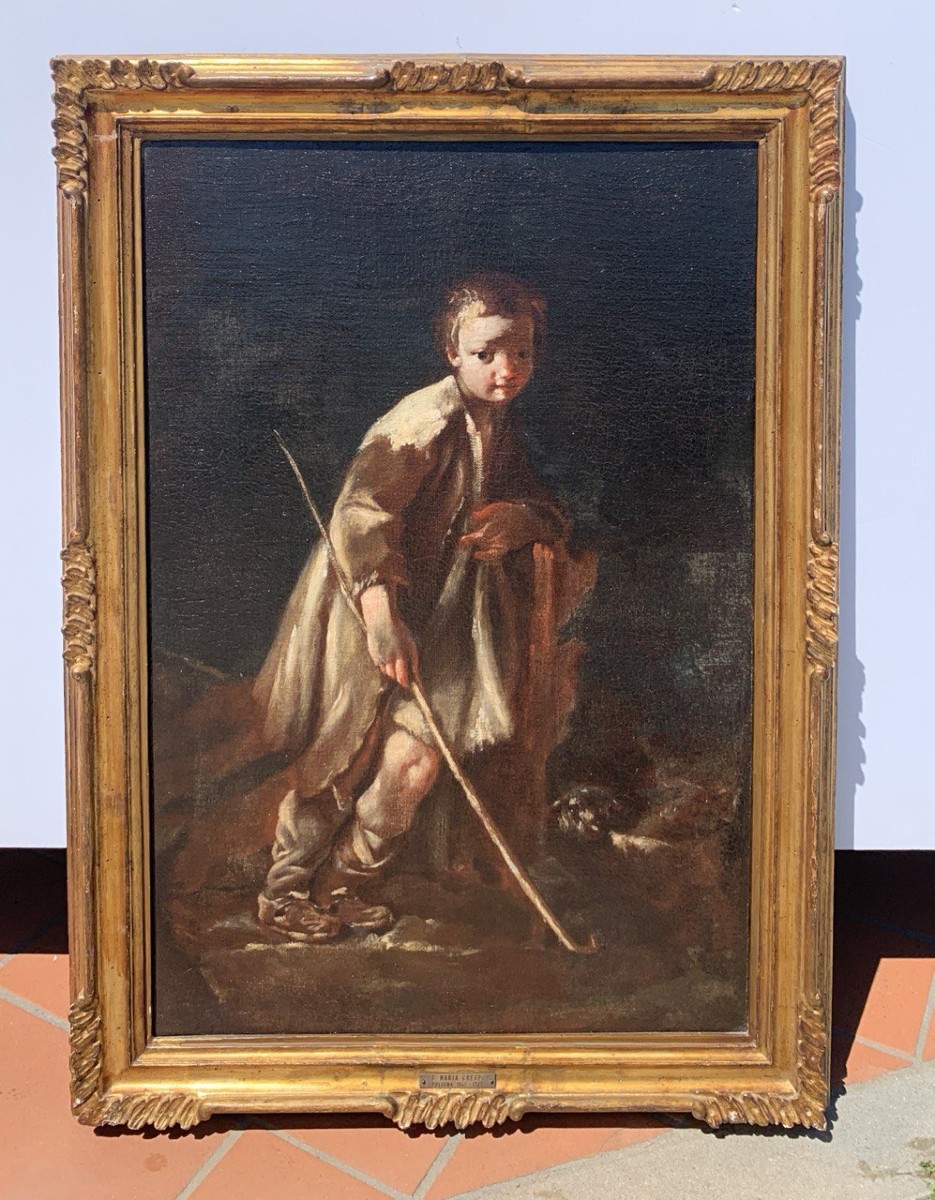 Giuseppe Maria Crespi detto lo Spagnoletto (Bologna 1665 - Bologna 1747) - Coppia di fanciulli.-photo-4