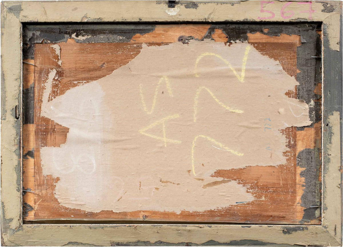 Pittore delle Highlands (fine XIX sec.) - Bestiame delle Highlands al lago.-photo-3