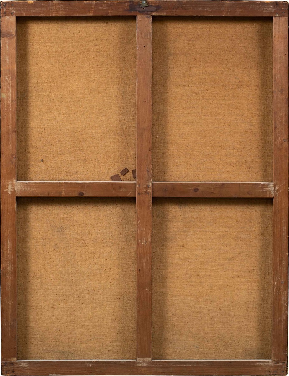 Pittore francese (datato 1919) - Natura morta con vaso di rose.-photo-4