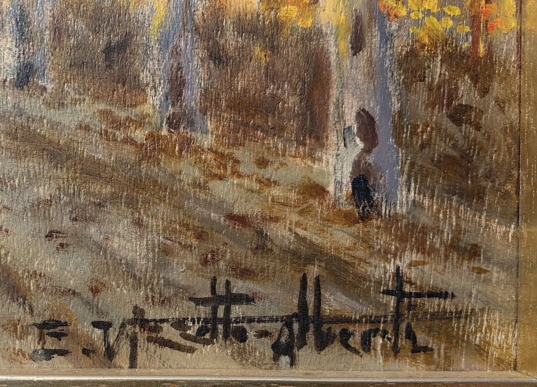 Enrico Vizzotto Alberti (Oderzo 1880 - Padova 1976) - Il 7° reggimento dei lancieri di Milano.-photo-3