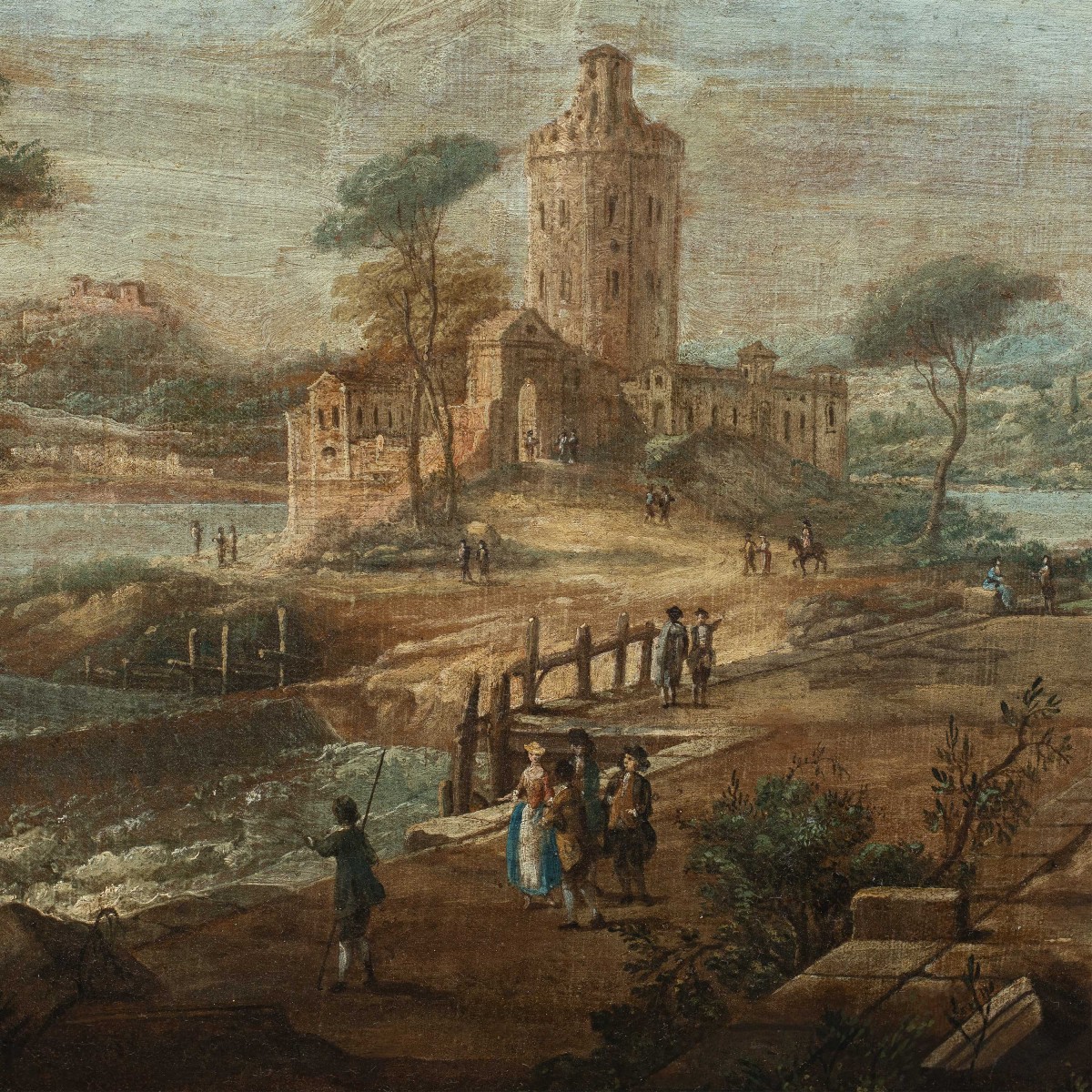 Francesco Battaglioli (Modena 1710 ca. - Venezia post 1796) - Capriccio architettonico.-photo-3