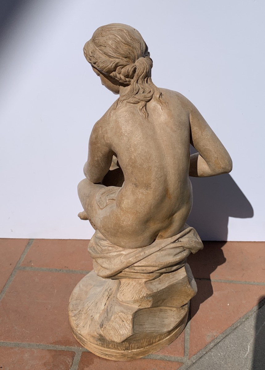 Scultura in terracotta - Venere. Italia, XVIII secolo.-photo-2