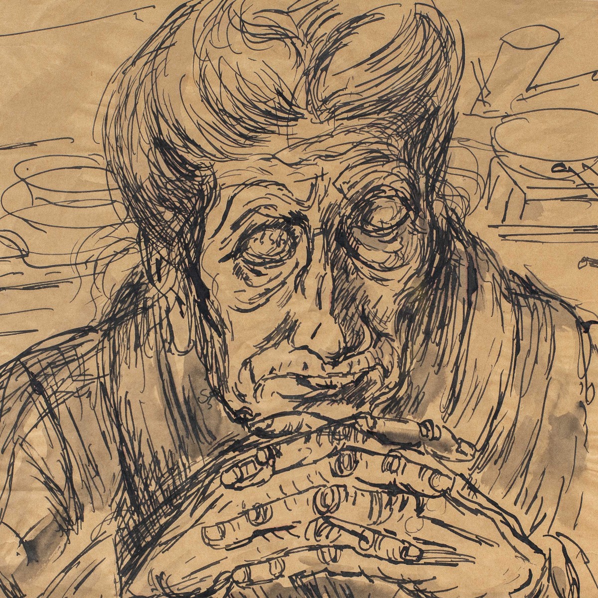 Giuseppe Migneco (Messina 1903 - Milano 1997) - La cartomante. -photo-3