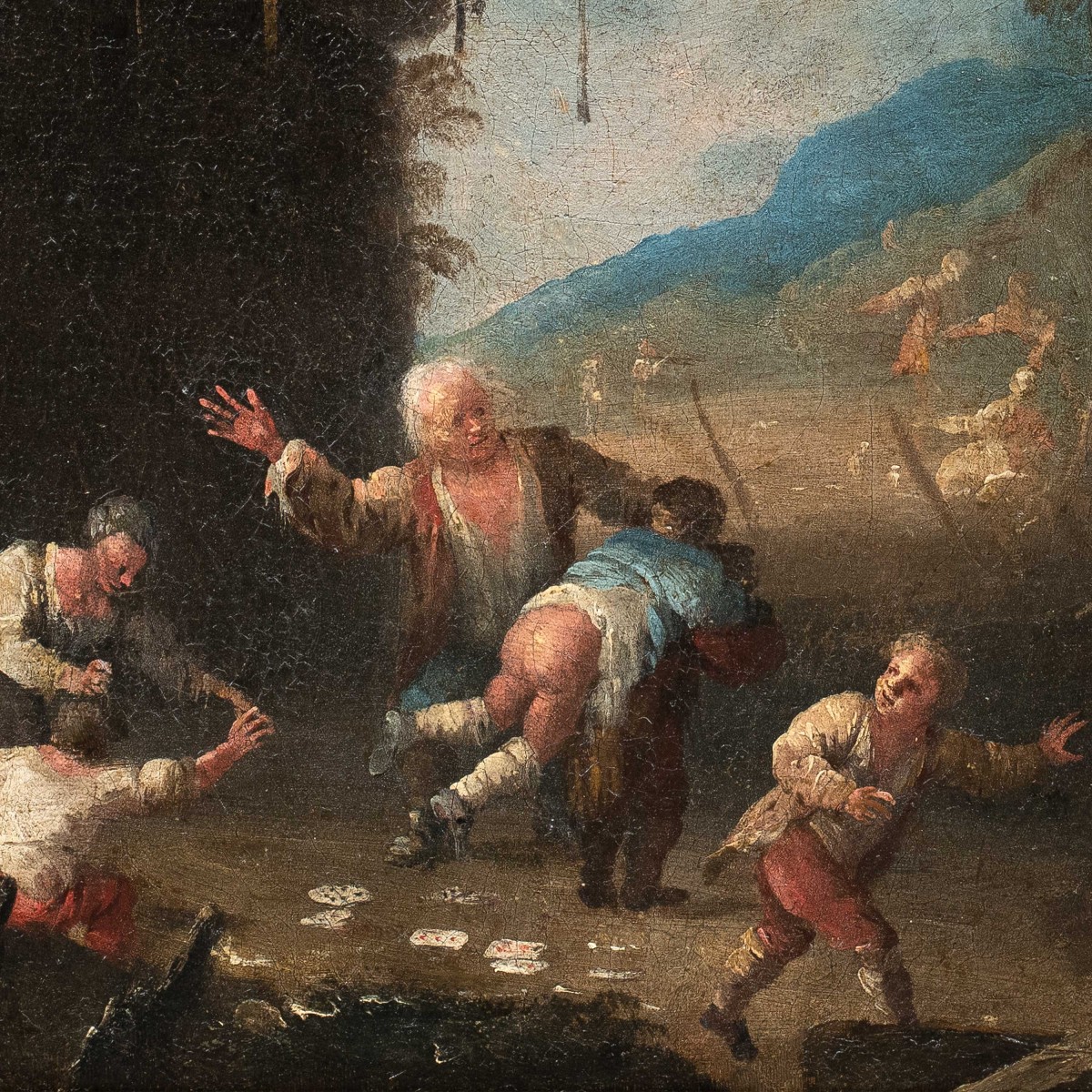 Matteo Ghidoni, detto Matteo dei Pitocchi (Firenze 1626 - Padova 1700) - Scena di genere.-photo-2