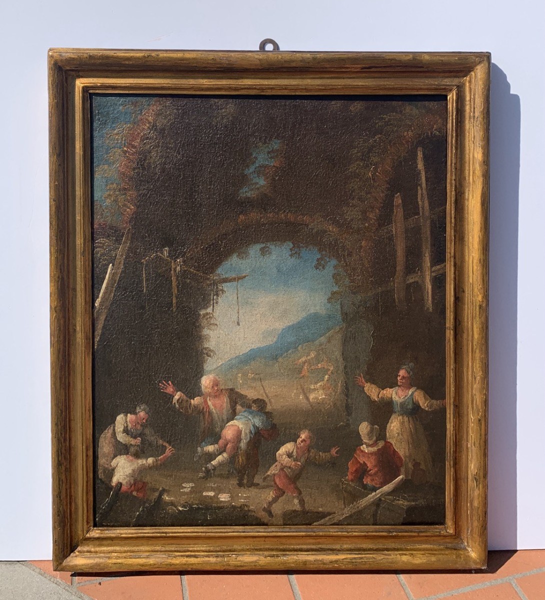 Matteo Ghidoni, detto Matteo dei Pitocchi (Firenze 1626 - Padova 1700) - Scena di genere.-photo-4